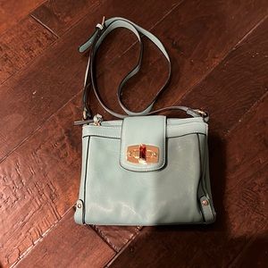 Merona Sea Foam colored Crossbody handbag.